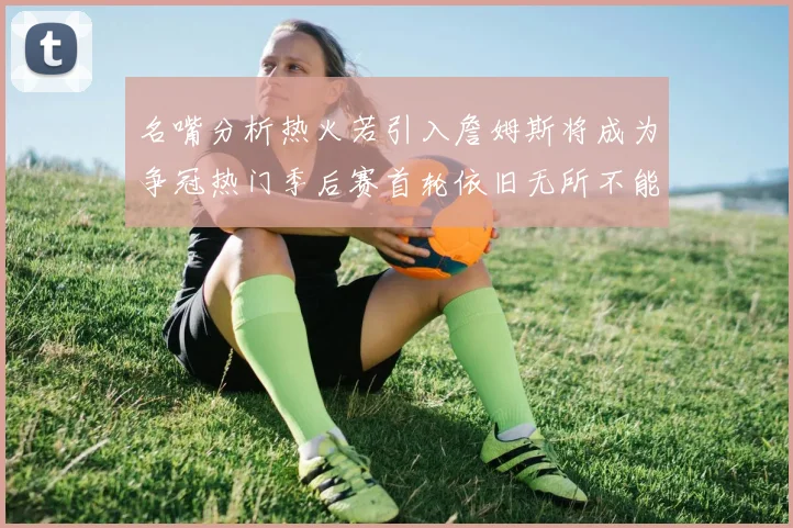 名嘴分析热火若引入詹姆斯将成为争冠热门季后赛首轮依旧无所不能